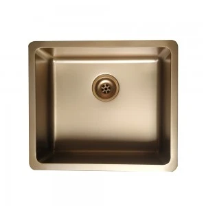 Customize Sink Without X line in Champagne Golden Finish