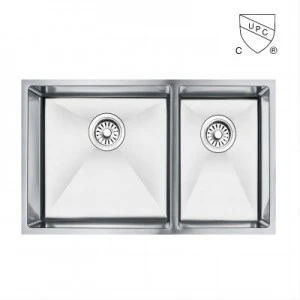 29 Inch Handmade Double Bowl Stainless Steel Kitchen Sink