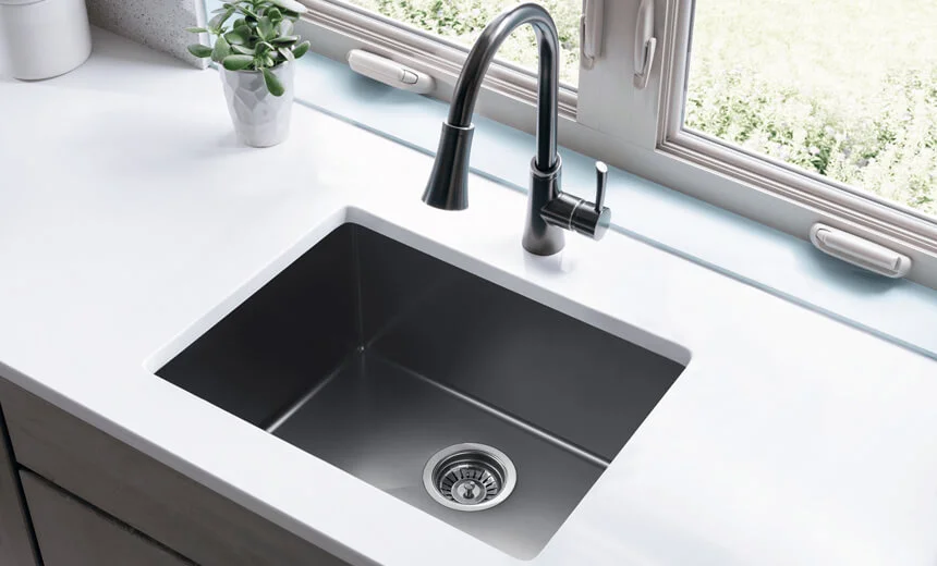 one bowl stainless steel sink