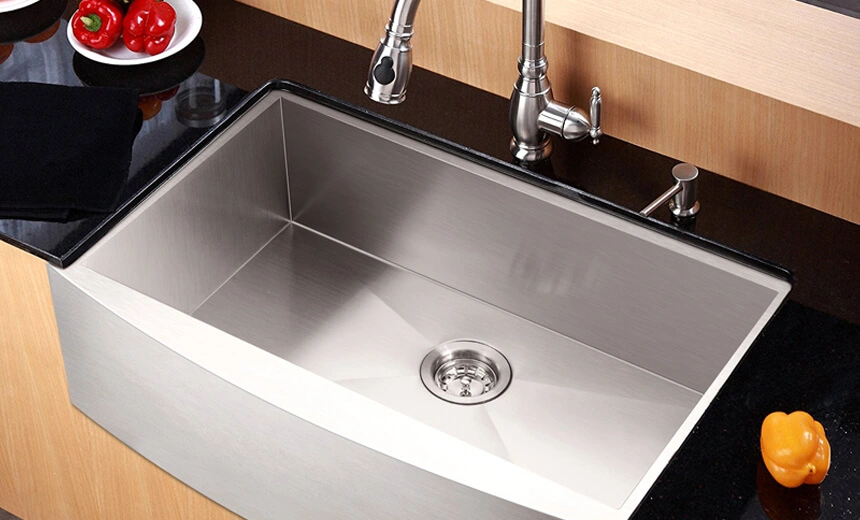 stainless farm sink