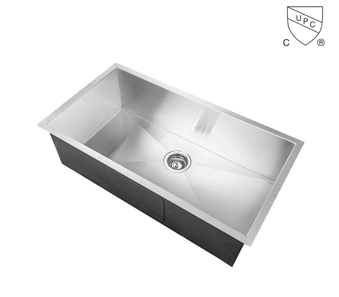 10 deep single bowl kitchen sink