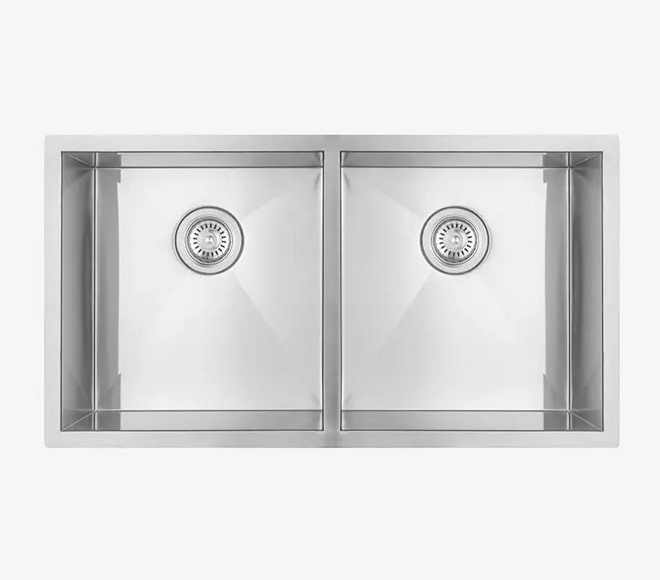 16 gauge stainless steel double sink