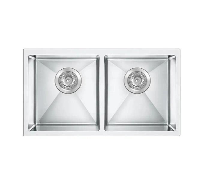 stainless steel 2 bowl kitchen sink