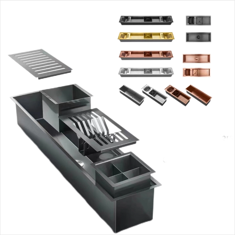 Channel Sink Accessories for Cups, Knives, Forks and Plates etc