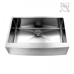 30 Inch Stainless Steel Single Bowl cUPC Apron front Farmhouse Sink