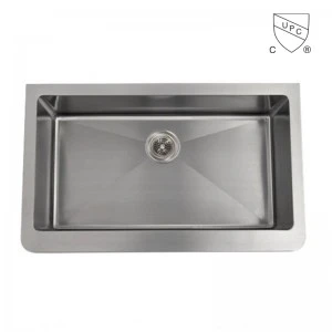 CUPC Straight Apron front Stainless Steel Farmhouse Kitchen Sink