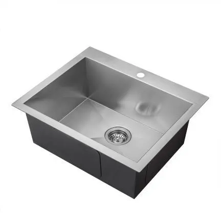 25 Inch Topmount Handmade Stainless Steel Kitchen Sink