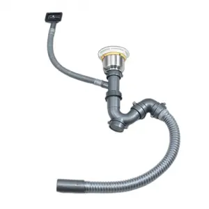 Strainer With Soft Pipe For Single Sinks