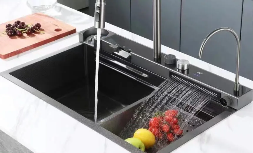 kitchen sink water fall