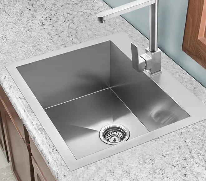 1 bowl stainless steel sink