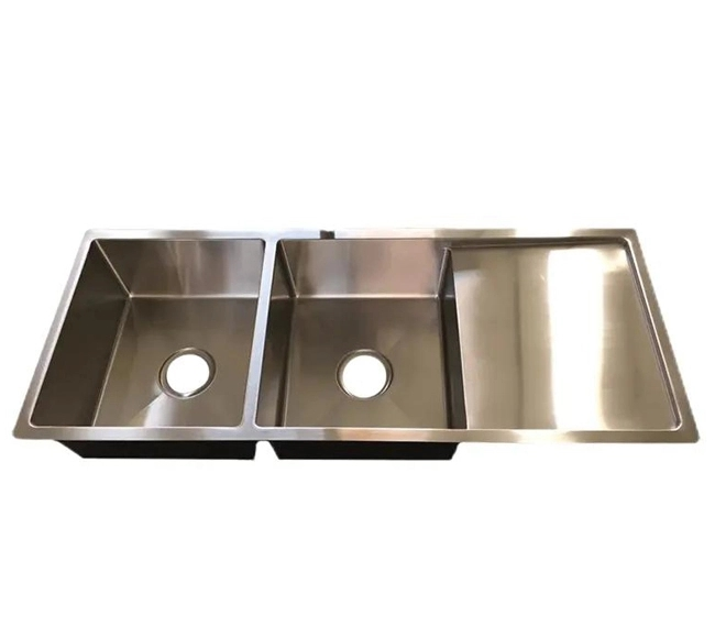 3 bowl sink with drainboard