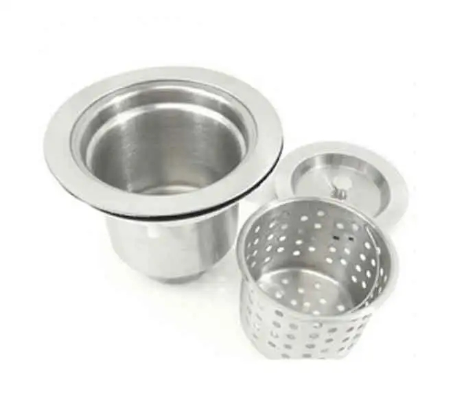 basket strainer for thick sink