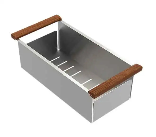 collapsible over sink colander