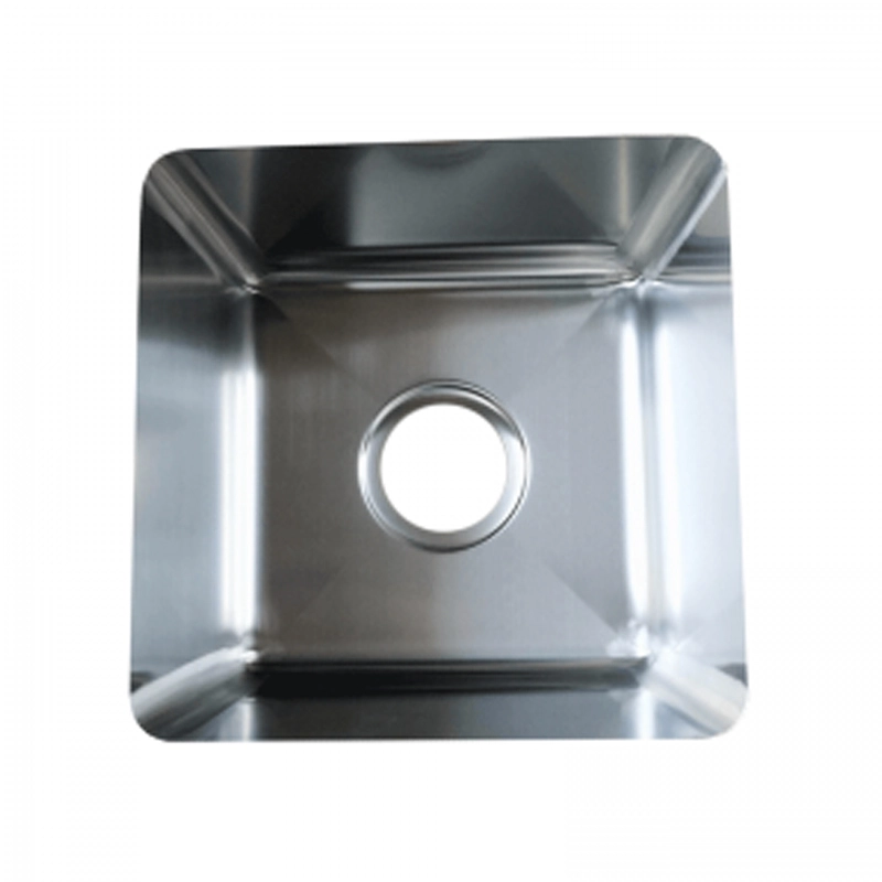 R25 Square Fabricate SUS304 Bowl for Commercial Sink