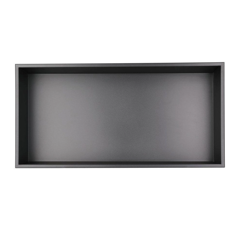 24 x 12 Inch Black Niche